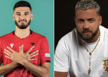 VIDEO/ Çfarë i bëri bashkë? Luiz Ejlli shfaqet krah Armando Brojës para ndeshjes me Çekinë