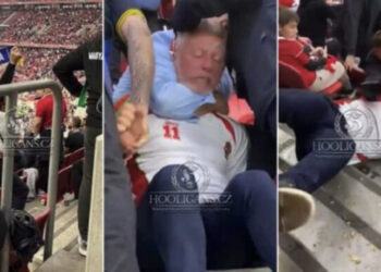 Video/ Valëviti para serbëve shallin e Kosovës, dhunohet barbarisht tifozi hungarez