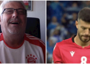 VIDEO/ “Do ta bëj Gjermani-Shqipëri në këmbë”, premtimi i çmendur i babait nëse Klaus Gjasula shënon gol për Shqipërinë kundër Çekisë 