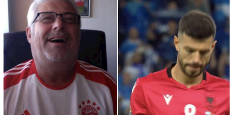 VIDEO/ “Do ta bëj Gjermani-Shqipëri në këmbë”, premtimi i çmendur i babait nëse Klaus Gjasula shënon gol për Shqipërinë kundër Çekisë