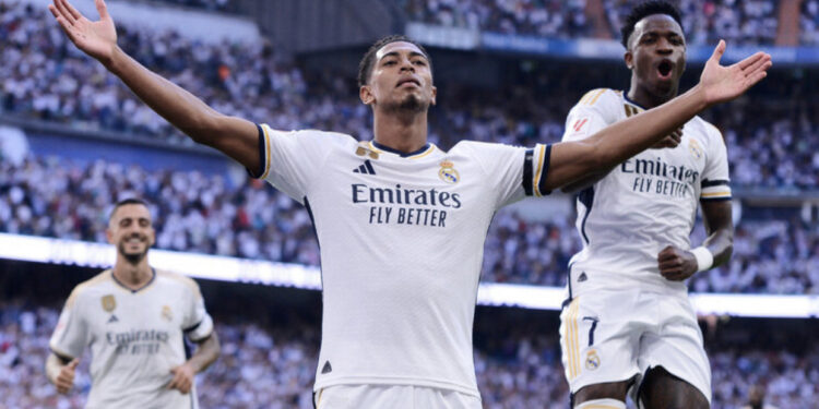 VIDEO/ Bellingham si Cristiano Ronaldo, Real Madrid fiton me “poker” ndaj Osasuna