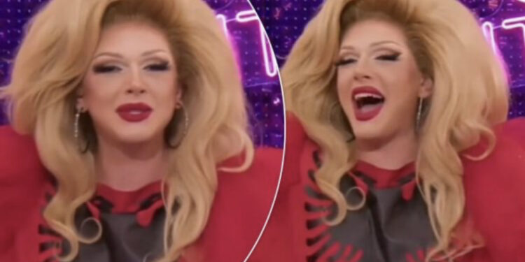 Nuk do ta njihni! Aktori i njohur pjesë e “Drag Race” në Itali, vishet kuq e zi