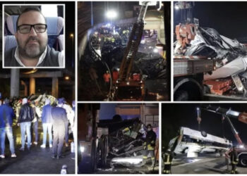 Tragjedia me 21 viktima/ Momenti kur babai nxjerr të bijën nga dritarja e autobusit