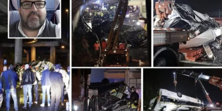 Tragjedia me 21 viktima/ Momenti kur babai nxjerr të bijën nga dritarja e autobusit