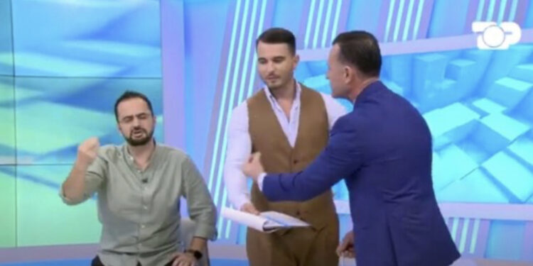 VIDEO “Ku e keni gjetur këtë mor?”/Arrestimi i Malltezit fut në sherr të ftuarit, moderatorët mbyllin emisionin