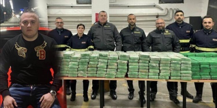 Arrestohet shqiptari në Itali me 470 kilogramë drogë