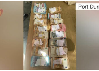 Sekuestrohen mbi 170 mijë euro në portin e Durrësit, arrestohen 2 persona