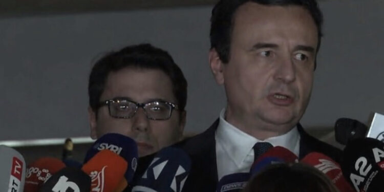 “Veriu është toka e Kosovës”, Kurti nga Tirana: Integriteti territorial është i pacenueshëm