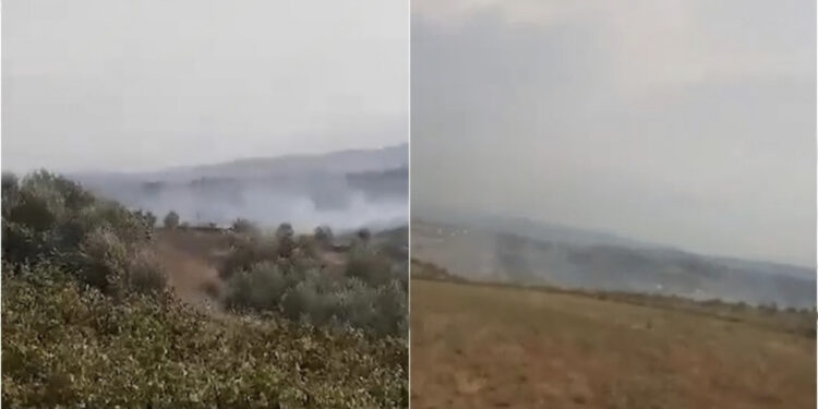 Aktivizohen tre vatra zjarri në Marinzë, rrezikohen banesat