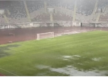 Stuhia përmbyt “Loro Boriçin”, pezullohet ndeshja mes Shqipërisë dhe Irlandës