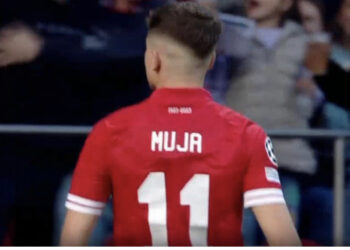 VIDEO/ Muja magjik, sulmuesi i kombëtares shqiptare shënon gol fantastik në Champions League