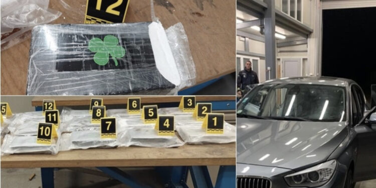 Kokaina me vlerë 2.2 mln euro në Mal të Zi, korrieri hyri nga Shqipëria, destinacion Franca