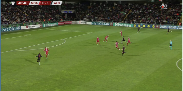 VIDEO/ Shqipëria e mbyll pjesën e parë në avantazh me golin e Cikalleshit