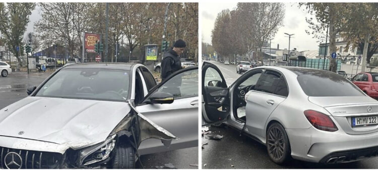 FOTO/ Brenda ishte ylli shqiptar! “AMG” përplaset me “Jeep”-in