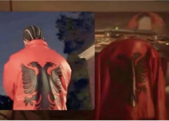 Reperi Drake surprizon shqiptarët me videoklipin e ri, shfaqet me xhaketën e kuqe dhe shqiponjën e zezë