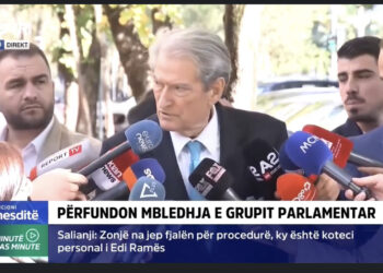 Berisha: Personi prapa zotit Salianji ishte i armatosur, kjo nuk është parë në historinë e këtij parlamenti