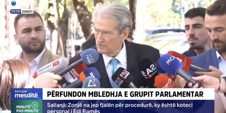 Berisha: Personi prapa zotit Salianji ishte i armatosur, kjo nuk është parë në historinë e këtij parlamenti