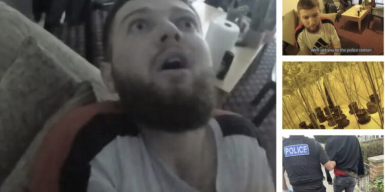 “Je i arrestuar”! Shqyhet dera, shqiptari ngelet me gojë hapur: Më falni, më falni!