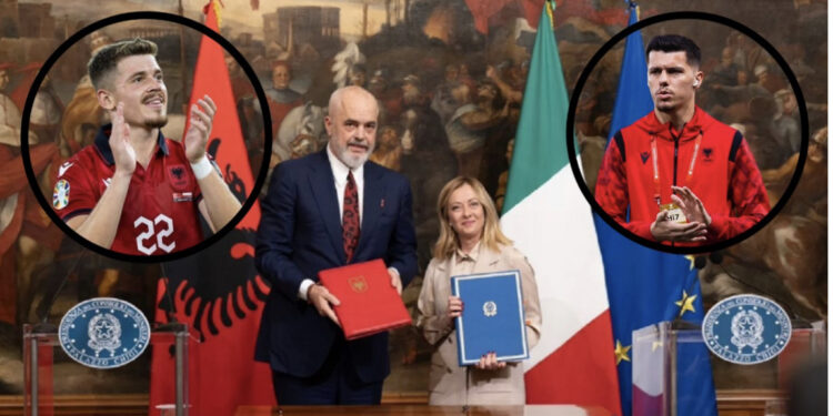 FOTO/ Lojtarët e Kombëtares ‘tallen’ me Edi Ramën: Afrikan i Rrogozhinës?