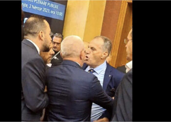 VIDEO/ “O Xhemal mos qëllo, na vrave”, si Qefalia u përplas fizikisht me dy deputetë të opozitës, del videoja