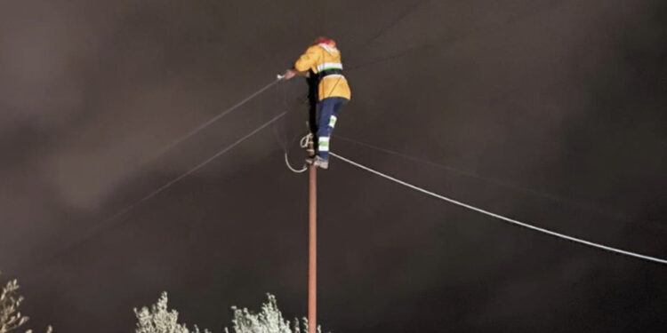 Era e fortë “këput telat” elektrik, Puka në errësirë