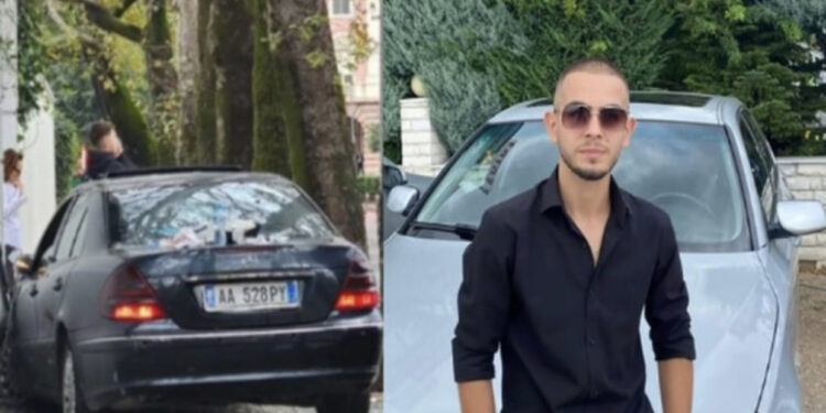 FOTO/ Kishte një “thes” me gjoba! Ky është i riu që u fut në trotuar në Tiranë