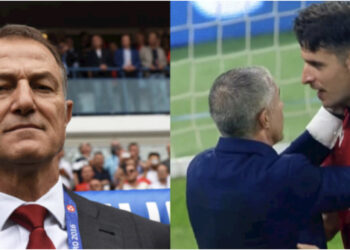 VIDEO/ De Biazi nuk e mori në Europianin e Francës, Berat Gjimshiti u kthye dhe shkoi si kapiten në Europianin e Gjermanisë