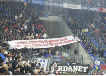 “Dardanët” me mesazh për Shaqirin dhe Xhakën, “shpërthejnë” thirrjet “UÇK,UÇK”