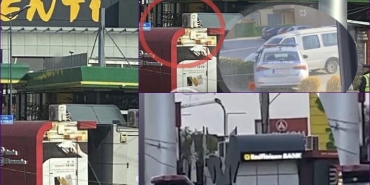 Grabitje si në filma në një karburant në Kosovë, autorët shkëmbejnë zjarr me policinë dhe arratisen