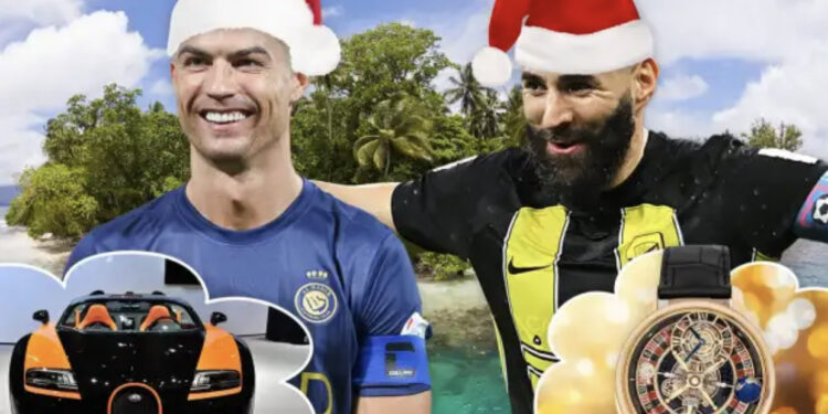 Yjet e futbollit saudit marrin dhurata luksoze për Krishtlindje, duke filluar nga makina Bugatti e deri në udhëtime private në ishull