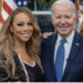 VIDEO/ Mariah Carey takohet me Joe Biden në Shtëpinë e Bardhë