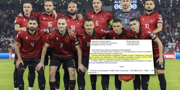 Qeveria “lëshon dorën”, 200 mln lek për Kombëtaren në Europian