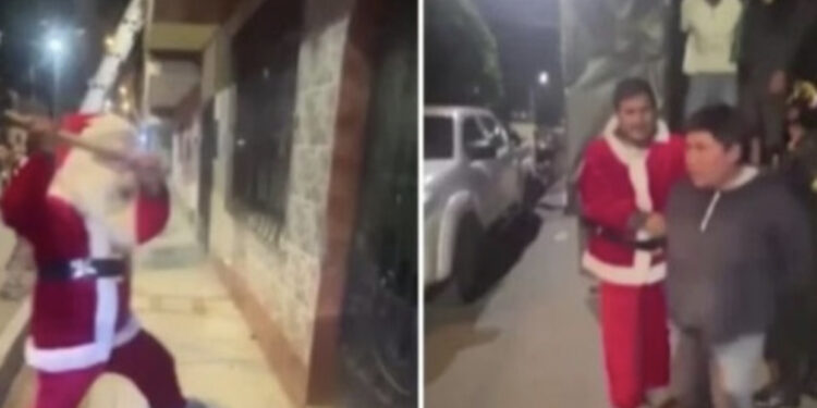 VIDEO/ Policia maskohet si babagjysh për të shkatërruar bandën e drogës