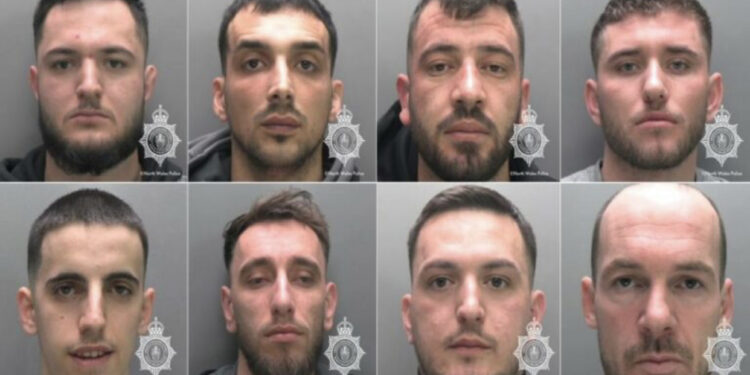 EMRAT/ Të përfshirë në kultivim dhe trafik kanabisi, burg për tetë shqiptarët në Uells