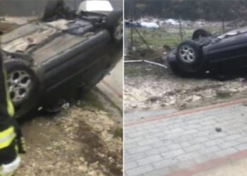 Përmbyset makina, çfarë ndodhi me drejtuesin dhe pasagjerin