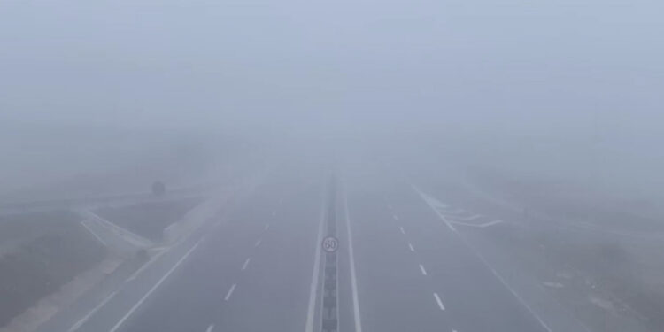 Kukësi mbulohet nga mjegulla e dendur