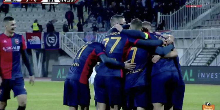 Vllaznia “shuplakë” Skëndërbeut, goleadë për një vend në katërshen e parë