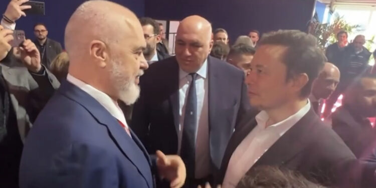 VIDEO/ Rama takon Elon Musk në Itali: Me Mister X në Romë