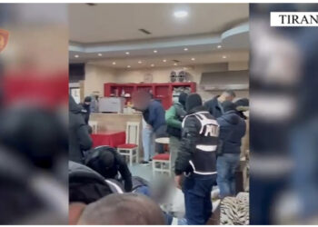 VIDEO-“Duart lart”! Policia “përmbys” lokalin në Tiranë, arrestohen shitësit e kanabisit