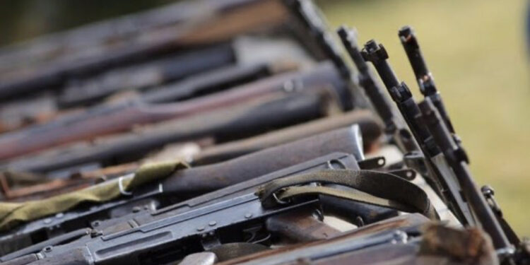 Zbulohet arsenal armësh në Gramsh