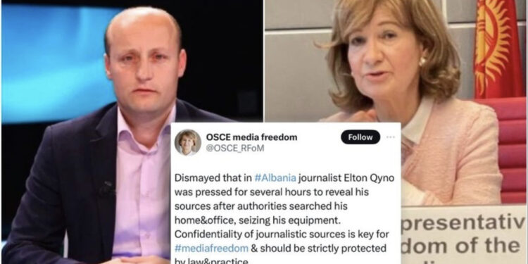 OSBE reagon ashpër ndaj vendimit të SPAK-ut për Elton Qynon