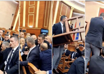 Tymuese dhe kapsolla në Parlament/ Policia çon deputetët e PD-së në SPAK