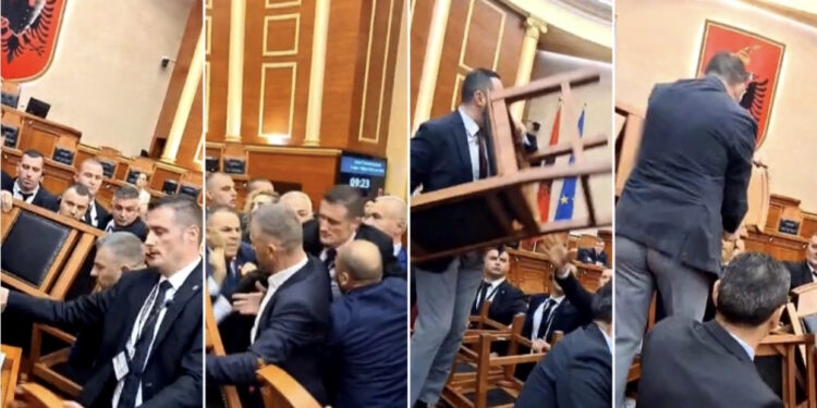 Tymuese dhe kapsolla në Parlament/ Policia çon deputetët e PD-së në SPAK