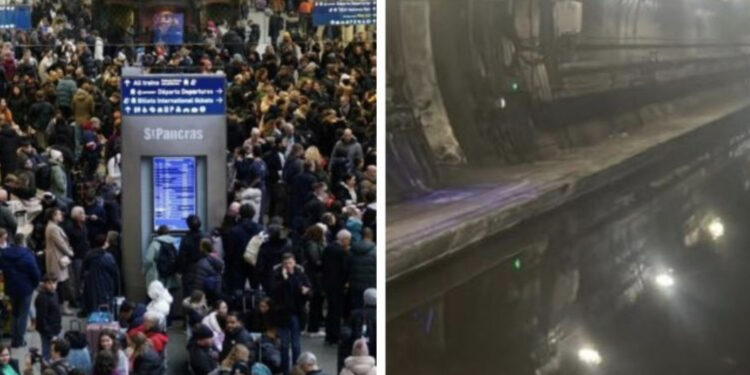 Përmbyten tunelet në Britani, anulohet lëvizja e trenave! Meteorologët japin “alarmin e kuq” për ditët në vijim