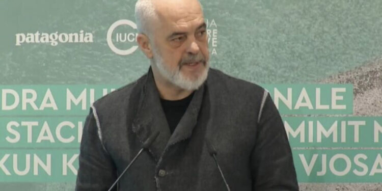 “Qeveria jonë nuk pranon leskione”, Rama iu kundërvihet thirrjeve për mbrojtjen e Vjosës: Europa i ka zbutur lumjentë e egër