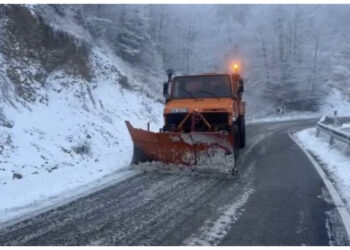 Reshjet e dëborës në juglindje, si paraqitet gjendja e rrugëve