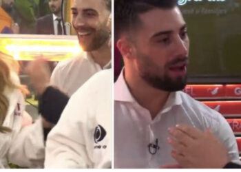 VIDEO/ Dy banorë filluan të flirtojnë vetëm pak orë pas futjes në BBVip