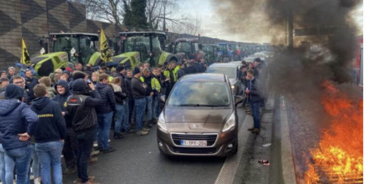 Protestat e fermerëve ‘bllokojnë’ Francën dhe Belgjikën! ‘Sytë’ nga Brukseli, a do ketë zgjidhje?