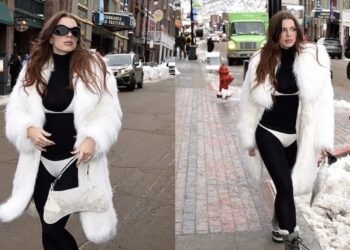 FOTO/ Julia Fox del me një veshje të çuditshme, vesh bikini të bardha mbi rrobat e saj