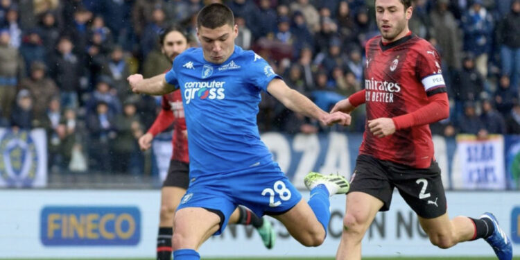 Milan merr një fitore komode në transfertë ndaj Empolit